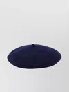 Borsalino Flat Crown Round Shape Textured Wool Hat