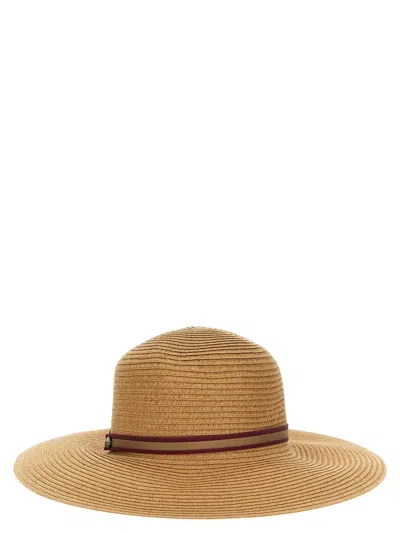 Borsalino Giselle Hats Beige In Brown