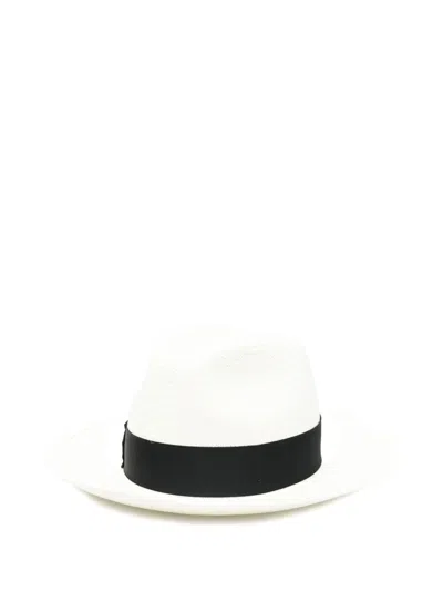 Borsalino Giulietta Straw Hat In White