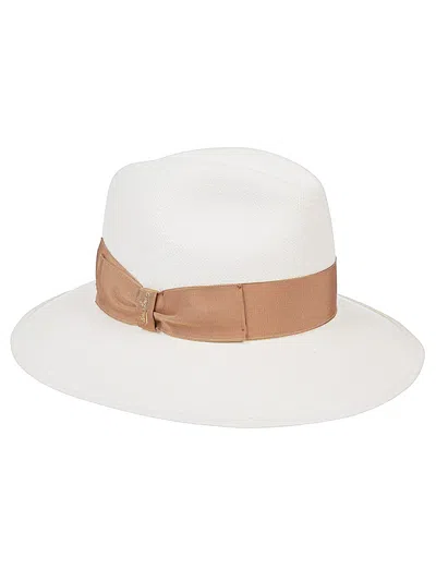Borsalino Giulietta Straw Hat In White