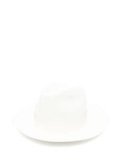 Borsalino Giulietta Straw Hat In White