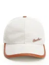 Borsalino Logo-embroidered Baseball Cap In White