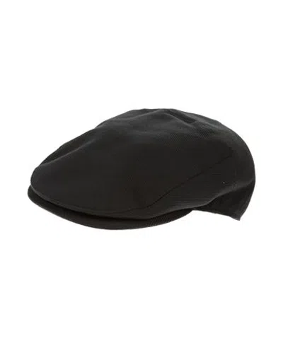 Borsalino Hat Black Size S Cotton, Linen