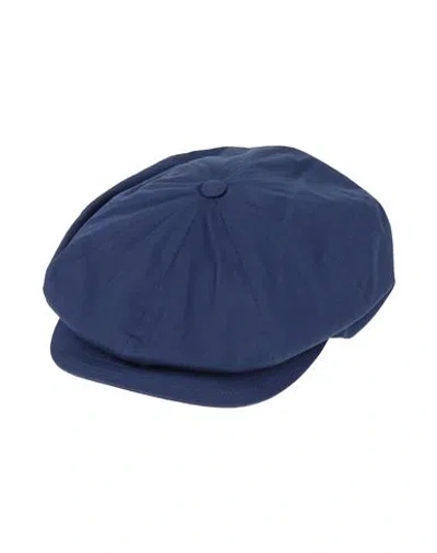 Borsalino Hat Blue Size M Linen