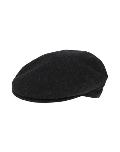 Borsalino Hat Charcoal Size 6 ⅝ Wool In Black
