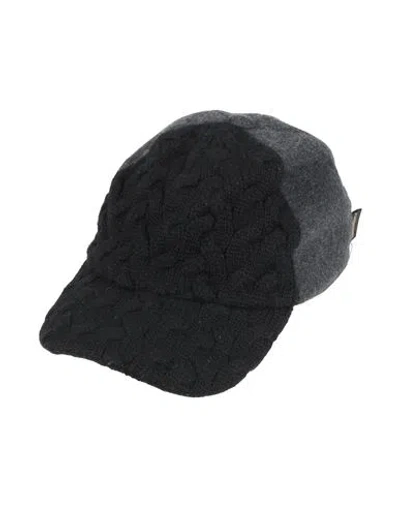 Borsalino Hat Charcoal Size M Cashmere In Multi