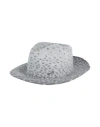 Borsalino Hat Light Grey Size L Wool In Grey