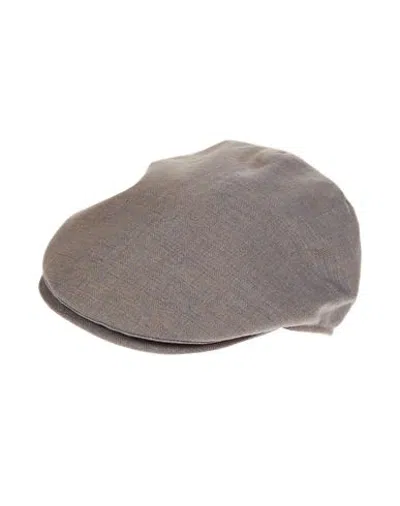 Borsalino Hat Lilac Size L Linen In Gray