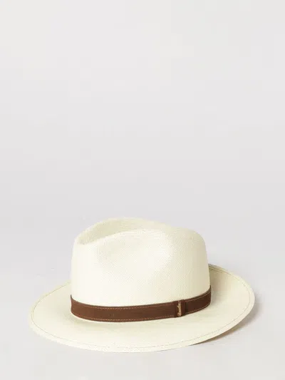 Borsalino Hat Men In White