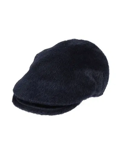 Borsalino Hat Midnight Blue Size M Alpaca Wool, Virgin Wool