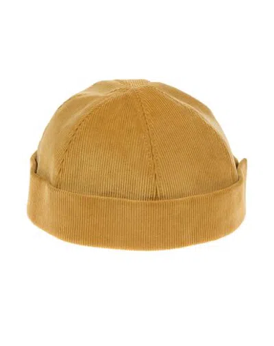 Borsalino Hat Mustard Size M Cotton In Brown