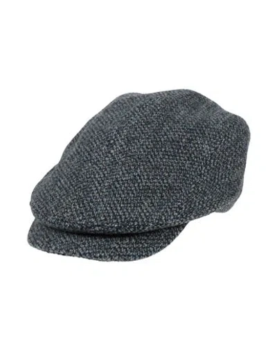 Borsalino Hat Navy Size 7 ½ Virgin Wool