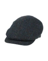 Borsalino Hat Navy Size 7 ¼ Virgin Wool In Navy