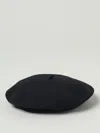 Borsalino Wool Beret In Black