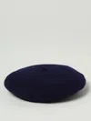Borsalino Navy Blue Wool Basque Hat In Blue