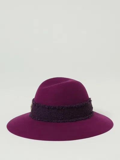 Borsalino Hat Woman  In Burgundy