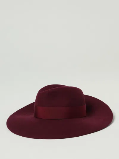 Borsalino Hat Woman  In Red