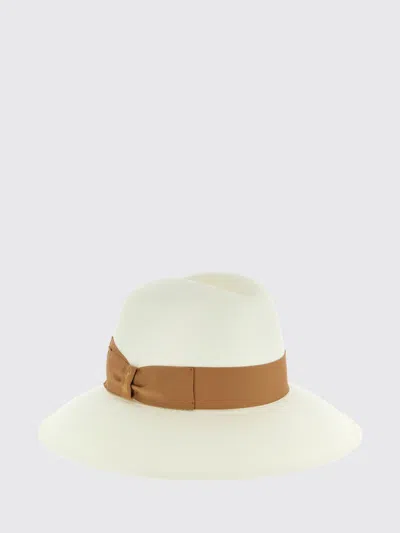 Borsalino Hat Woman In White