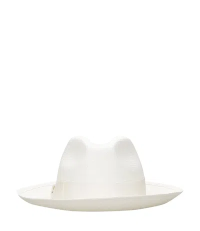 Borsalino Hats In White