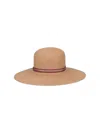 Borsalino Giselle Braid Paper Accessories In Beige