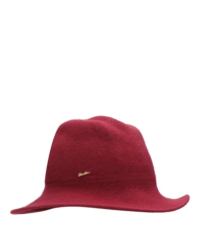 Borsalino Hats Cherry In Burgundy