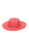 Borsalino Hats Coral Red In Orange