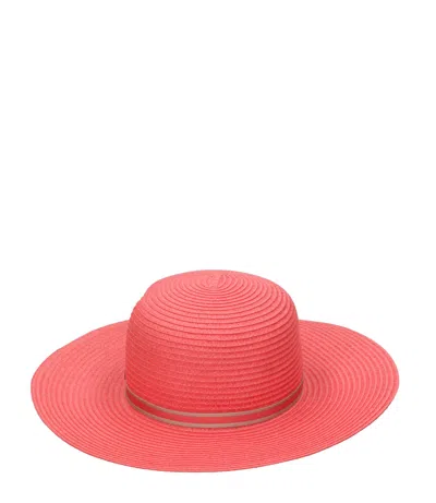 Borsalino Hats Coral Red In Orange