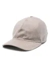 Borsalino Hiker Baseball Cap In Grey