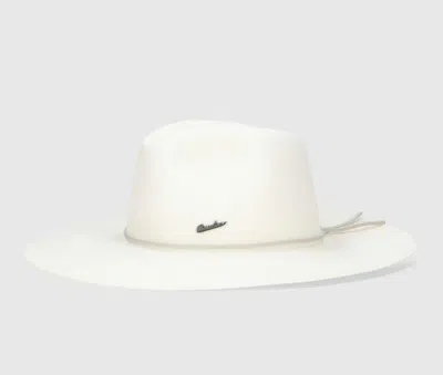 Borsalino Heath Alessandria Brushed Felt With Leather Hatband