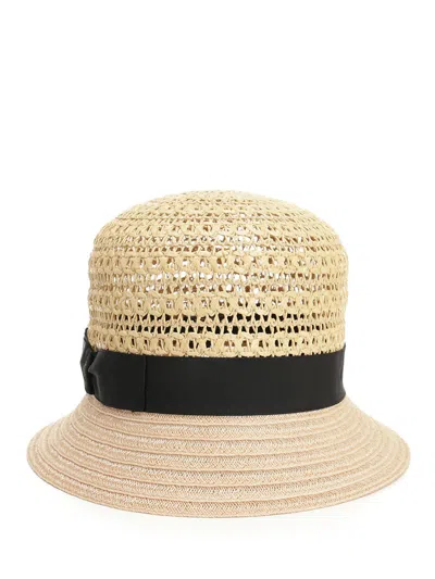 Borsalino Hemp And Raffia Hat Hats Black