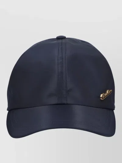 Borsalino Hiker Baseball Cap Curved Brim Waterproof In Blue