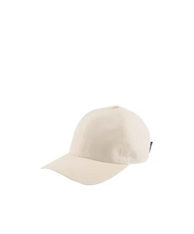 Borsalino Hiker Logo-tag Baseball Cap In Brown