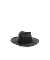Borsalino Clint Panama Hat In Black