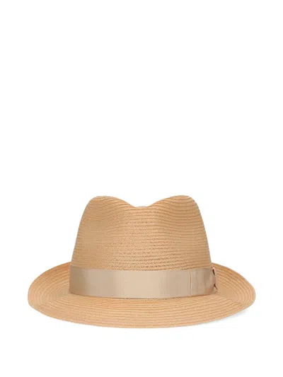 Borsalino Jules Fedora Hat In Brown