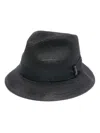 Borsalino Jules Hemp Hat In Blue