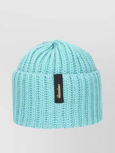 Borsalino Knit Ribbed Cuff Turn-up Hat