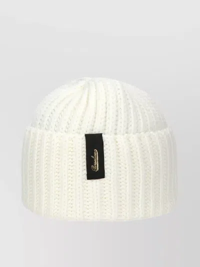 Borsalino Knit Ribbed Cuff Turn-up Hat