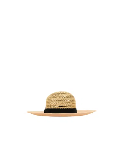 Borsalino Knitted Hat In Brown
