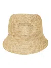 Borsalino Koko Cloche Hat With Wide Brim In Natural