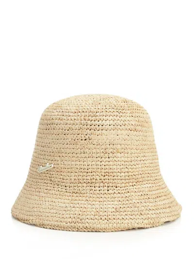 Borsalino Koko Raffia Hat In Beige