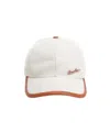 Borsalino Logo-embroidered Baseball Cap In White