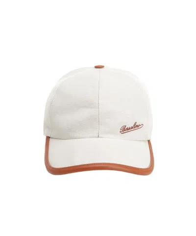 BORSALINO BORSALINO LOGO BASEBALL CAP