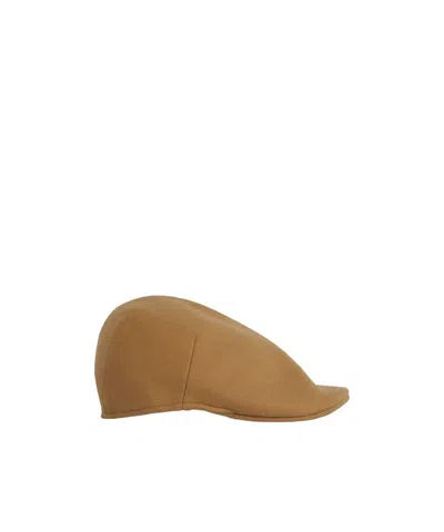 Borsalino Logo Beret In Brown