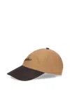 Borsalino Logo-embroidered Cap In Brown