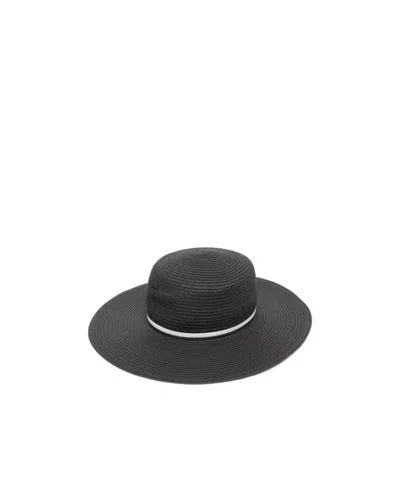 Borsalino Logo Fisherman's Hat In Black