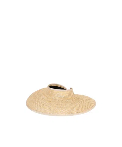 Borsalino Logo Hat In Nude