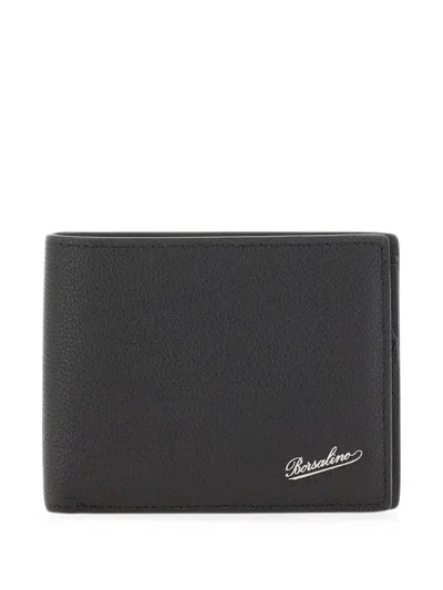 Borsalino Logo-embossed Bifold Wallet In Pink