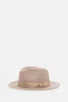 Borsalino Federico Ribbon-trim Hat In Brown