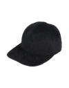 Borsalino Man Hat Black Size 7 Alpaca Wool, Virgin Wool