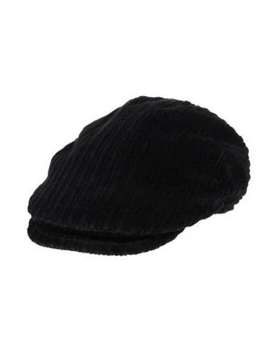 Borsalino Man Hat Black Size Xl Cotton